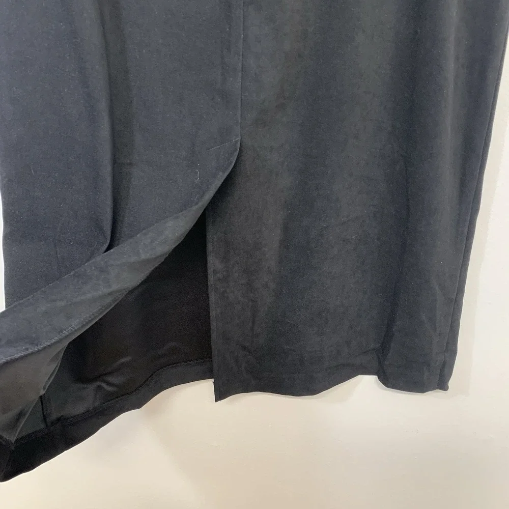 JM Collection Black Maxi Skirt 16 Classic‎ Business Casual Gothic Boho Retro